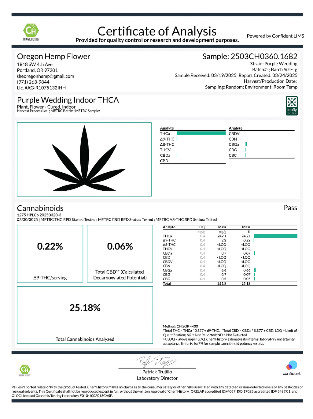 Purple Wedding Cake THCa